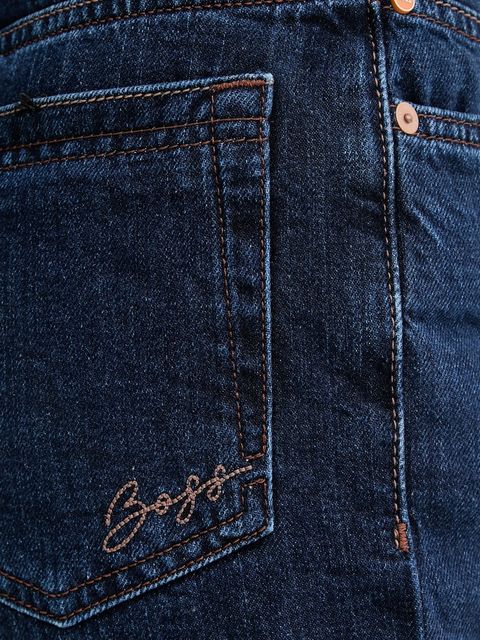 BOSS Orange jeansy damskie kolor niebieski 50553902