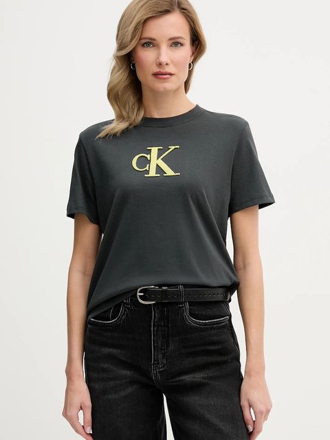 Calvin Klein Jeans t-shirt bawełniany - zdjęcie produktu nr 1