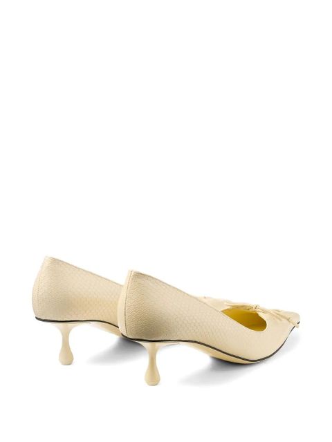 Jimmy Choo 50mm Scarlett lace-up pointed-toe pumps - Neutrals