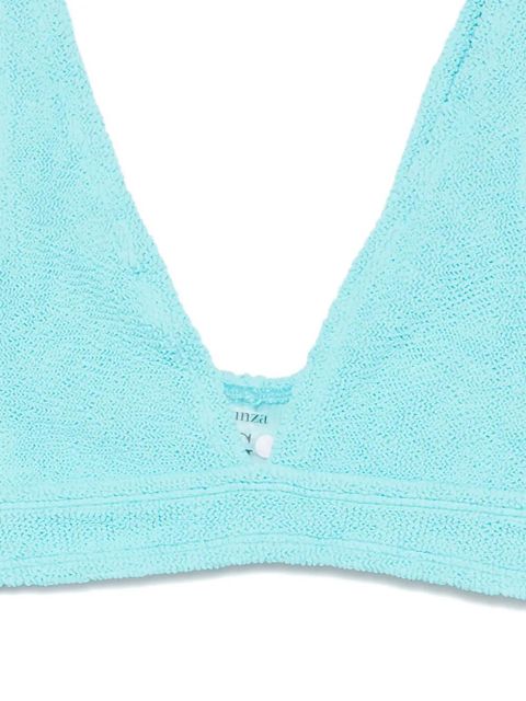 Hunza G Carla textured-finish bikini set - Blue - zdjęcie produktu nr 2