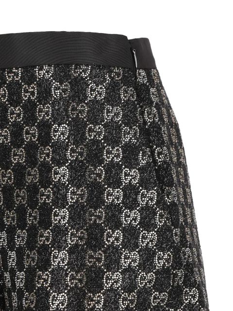 Gucci logo-patterned shorts - Black
