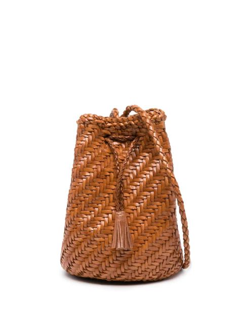 DRAGON DIFFUSION Pompom Double Jump bucket bag - Brown - zdjęcie produktu nr 1