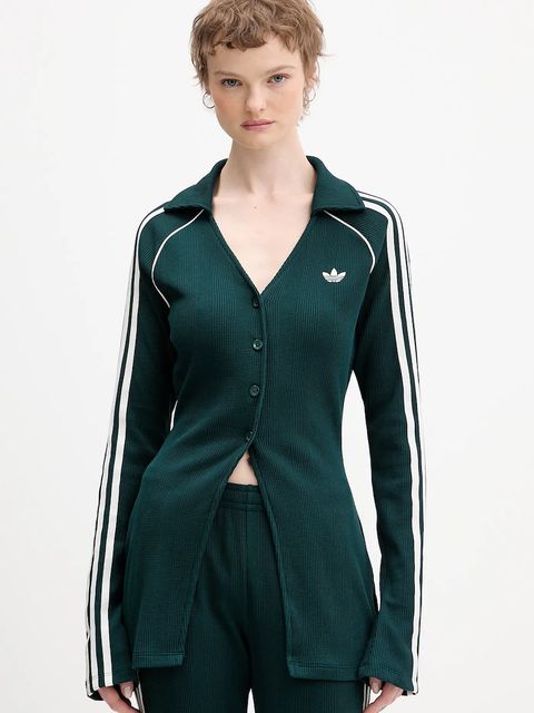 adidas Originals koszula damska kolor zielony KS7810 - zdjęcie produktu nr 1