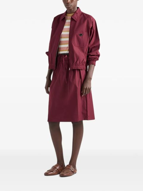 Prada poplin jacket - Red - zdjęcie produktu nr 2
