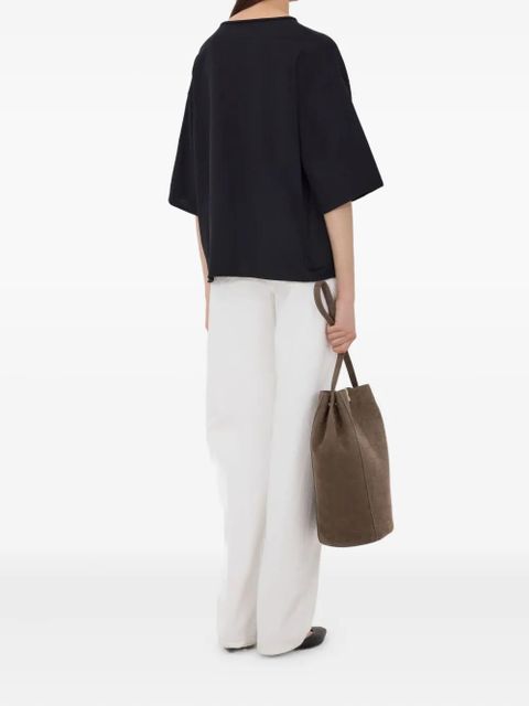 LouLou de Saison Osis drop-shoulder T-shirt - Black