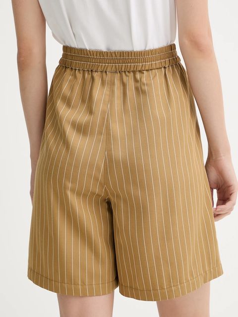 MAX&Co. szorty damskie kolor brązowy wzorzyste high waist 2526146051200 - zdjęcie produktu nr 2