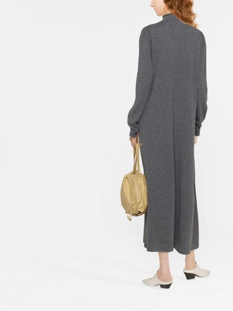 Jil Sander high-neck knitted dress - Grey