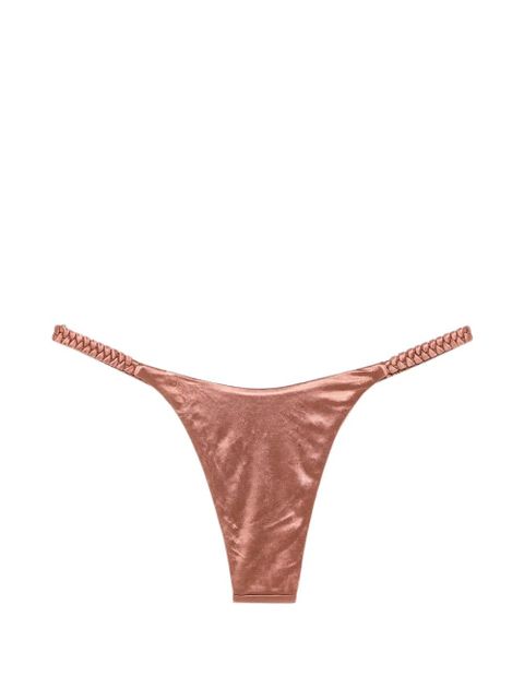 Isa Boulder High Weave bikini bottom - Pink - zdjęcie produktu nr 2