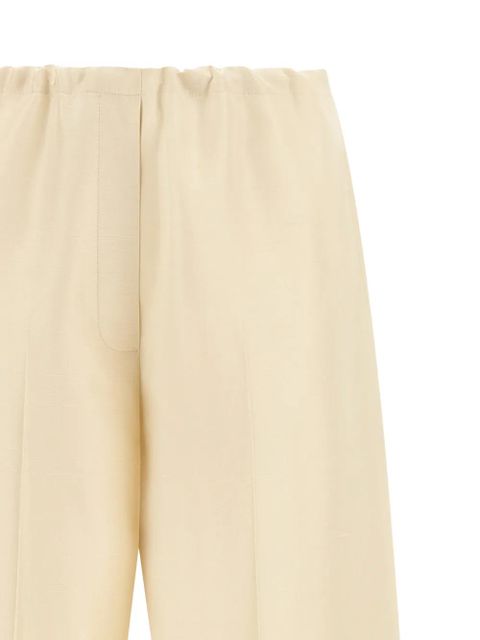 The Row Beta silk shantung trousers - Neutrals