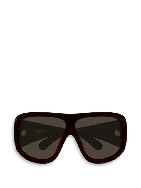 Saint Laurent Eyewear SL 914 oversized-frame sunglasses - Brown - zdjęcie produktu nr 1