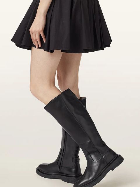 AllSaints kozaki skórzane Escher Rider Boot