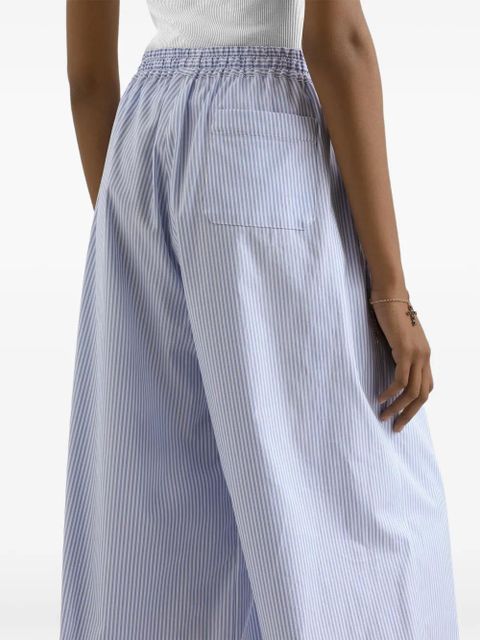Dolce & Gabbana striped poplin trousers - Blue
