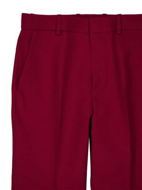 Gucci crepe-texture trousers - Red - zdjęcie produktu nr 2