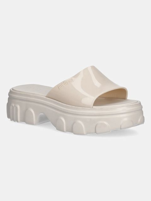 Melissa klapki MELISSA ELLA SLIDE AD damskie kolor beżowy na platformie M 35882.AZ382 - zdjęcie produktu nr 1