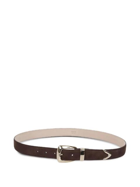 KHAITE gold buckle belt - Brown - zdjęcie produktu nr 1