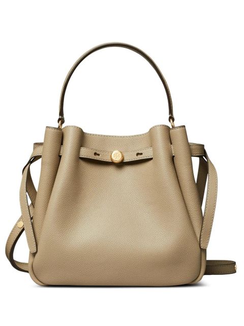 Tory Burch Romy logo button bucket bag - Neutrals - zdjęcie produktu nr 1