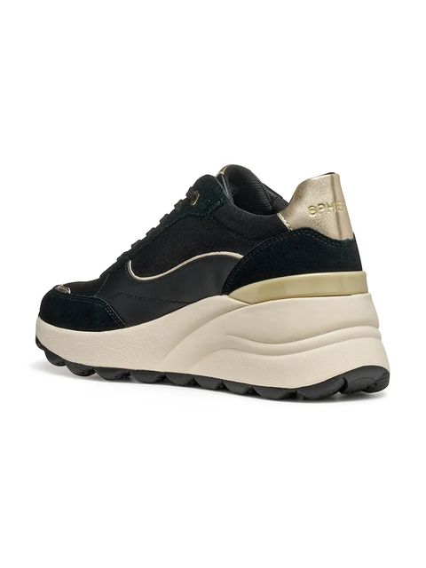 Geox sneakersy D SPHERICA EC13 damskie kolor czarny D45WAA 0MA22 C9999