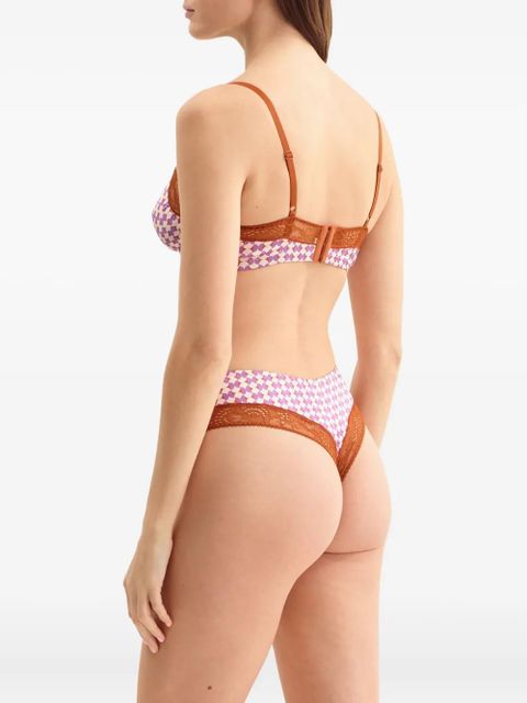 ERES Duo lace tanga - Purple - zdjęcie produktu nr 2