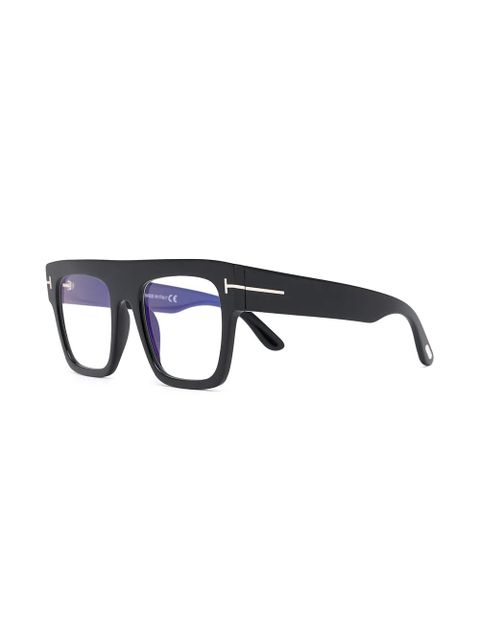 TOM FORD Eyewear square-frame clear-lens glasses - Black - zdjęcie produktu nr 2