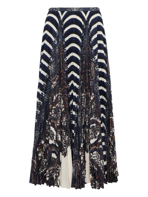 Ulla Johnson Shayna high waist pleated midi skirt - Black - zdjęcie produktu nr 1