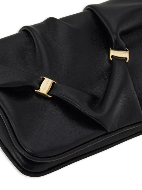 Ferragamo chain wallet - Black