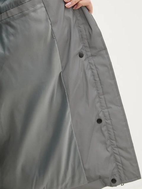 2NDDAY kurtka Santiago damska kolor szary zimowa oversize 2245112509