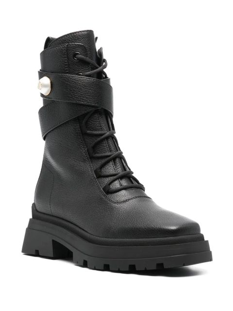 Jimmy Choo Noemi combat boots - Black - zdjęcie produktu nr 2