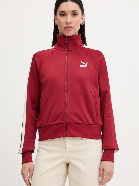 Puma bluza rozpinana damska z bawełną Iconic T7 Track Jacket - zdjęcie produktu nr 2
