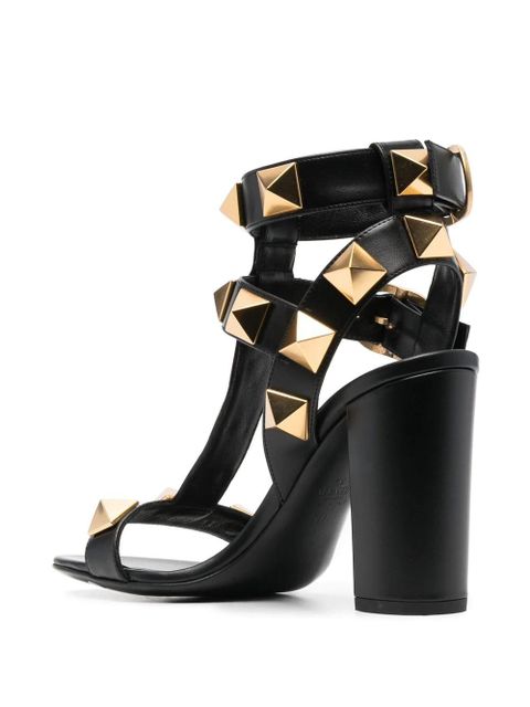 Valentino Garavani Roman Stud 100mm sandals - Black