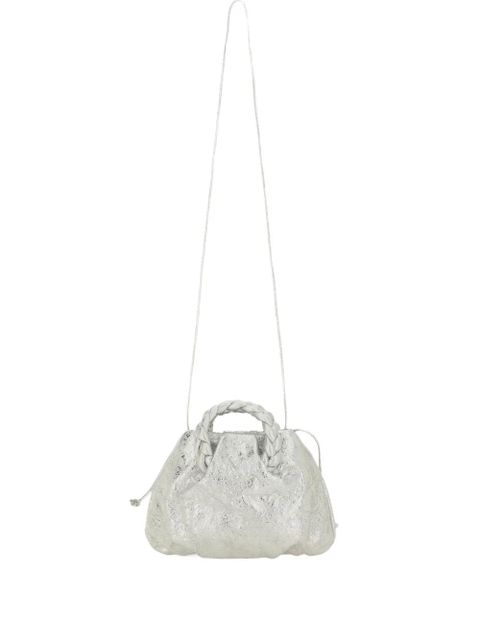 Hereu braided handle tote bag - Silver - zdjęcie produktu nr 1