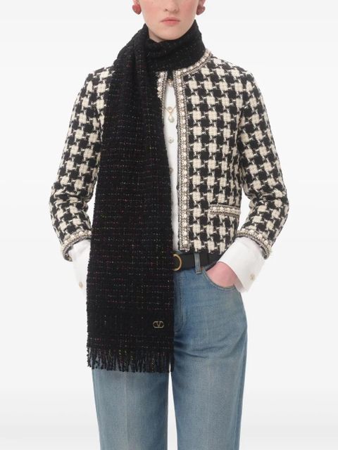 Valentino Garavani VLogo Signature scarf - Black