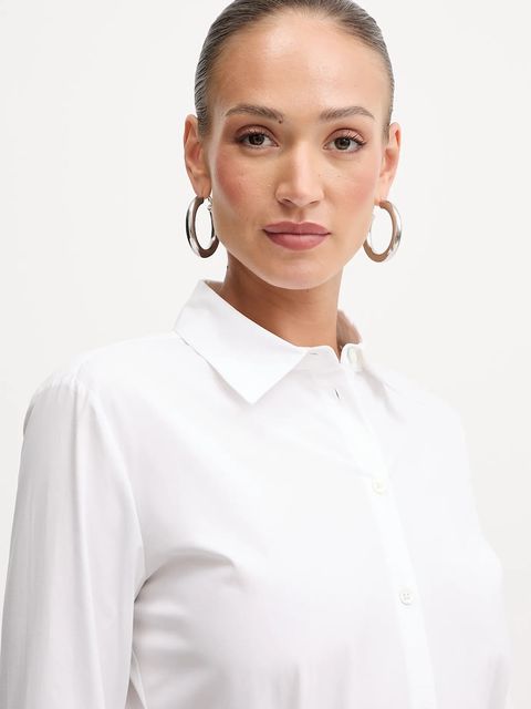 Patrizia Pepe sukienka kolor biały mini prosta 8A1562 A623