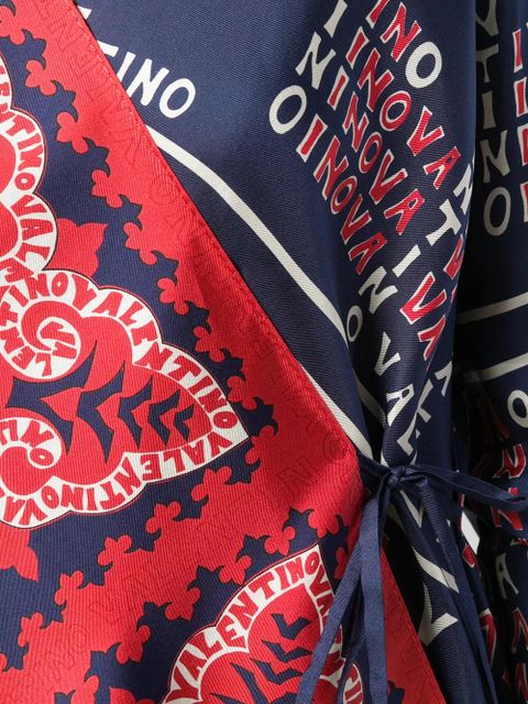 Valentino Garavani Mini Bandana and Puzzle shirt - Blue