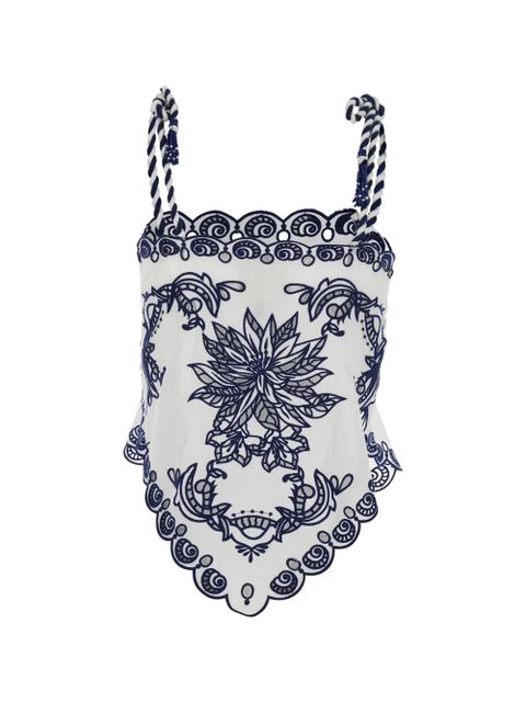 FARM Rio floral top - White - zdjęcie produktu nr 2