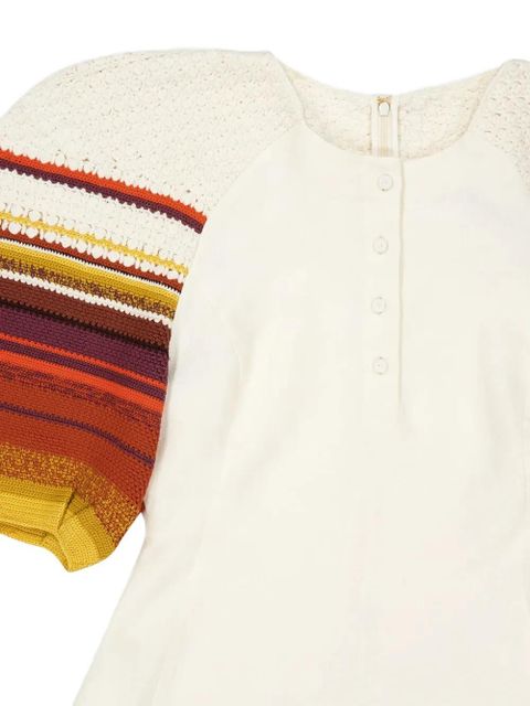 Gabriela Hearst Nomo textured linen dress - Neutrals