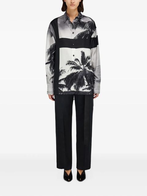 Ferragamo belted trousers - Black