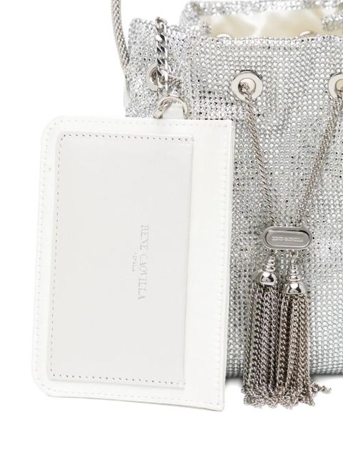 René Caovilla mini Deva tote bag - Silver