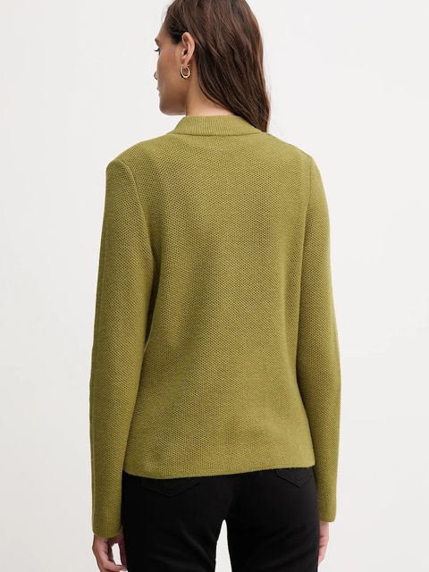 United Colors of Benetton kardigan z dodatkiem wełny kolor zielony 1235D6934