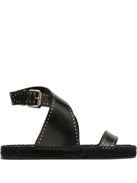 ISABEL MARANT studded cross-strap sandals - Black - zdjęcie produktu nr 1