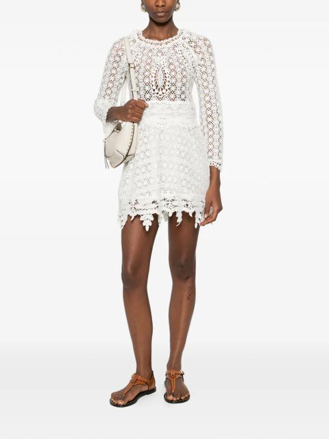ISABEL MARANT open-knit dress - White - zdjęcie produktu nr 2