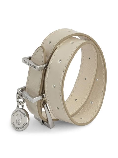Zadig&Voltaire Sunny double leather bracelet - Neutrals - zdjęcie produktu nr 2