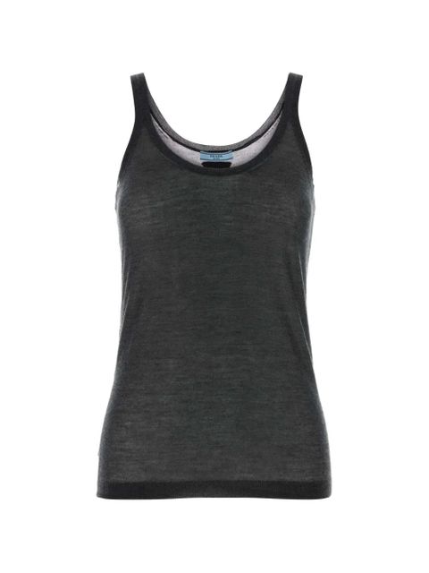 Prada cashmere-blend top - Grey - zdjęcie produktu nr 1