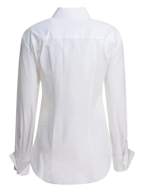 Max Mara long-sleeves buttoned-cuff shirt - White