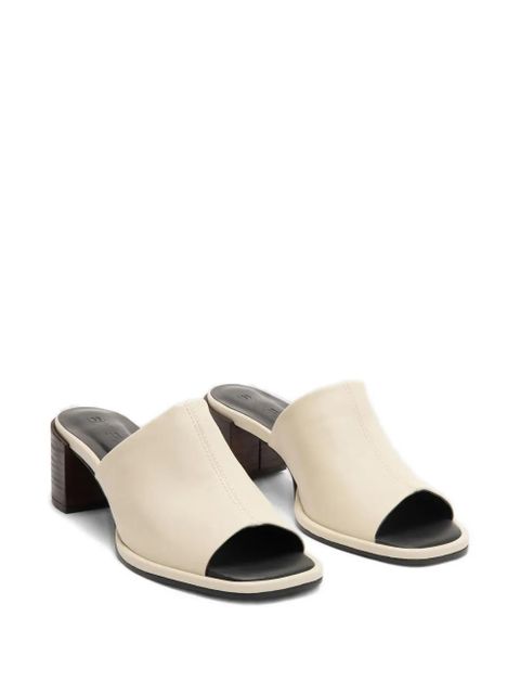 BY FAR Francisco square-toe mules - Neutrals - zdjęcie produktu nr 2