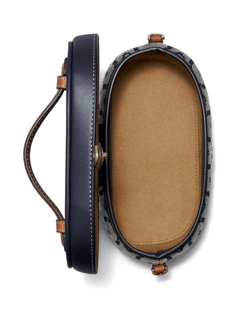 Tory Burch monogram-pattern tote bag - Blue