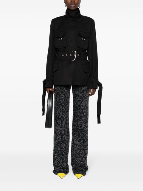 Off-White Tattoo straight-leg jeans - Black - zdjęcie produktu nr 2