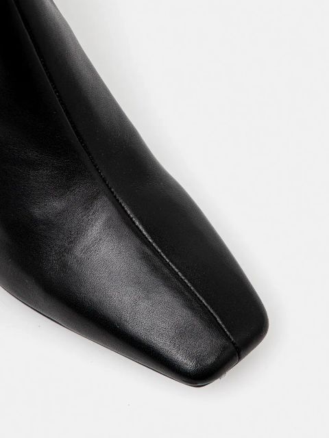 Vagabond Shoemakers kozaki skórzane VENDELA damskie kolor czarny na słupku 5823-101-20