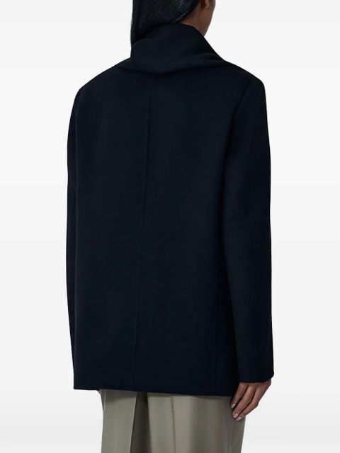 The Row Calitra double-breasted scarf jacket - Black