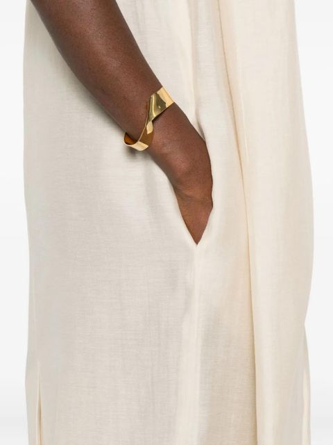 TOTEME attached-scarf dress - Neutrals