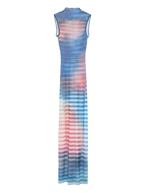 Jean Paul Gaultier striped sleeveless dress - Blue - zdjęcie produktu nr 1